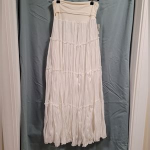 [SOLD] Studio Y Boho Tiered Full Layered Flowy Maxi Skirt Women's Sz M